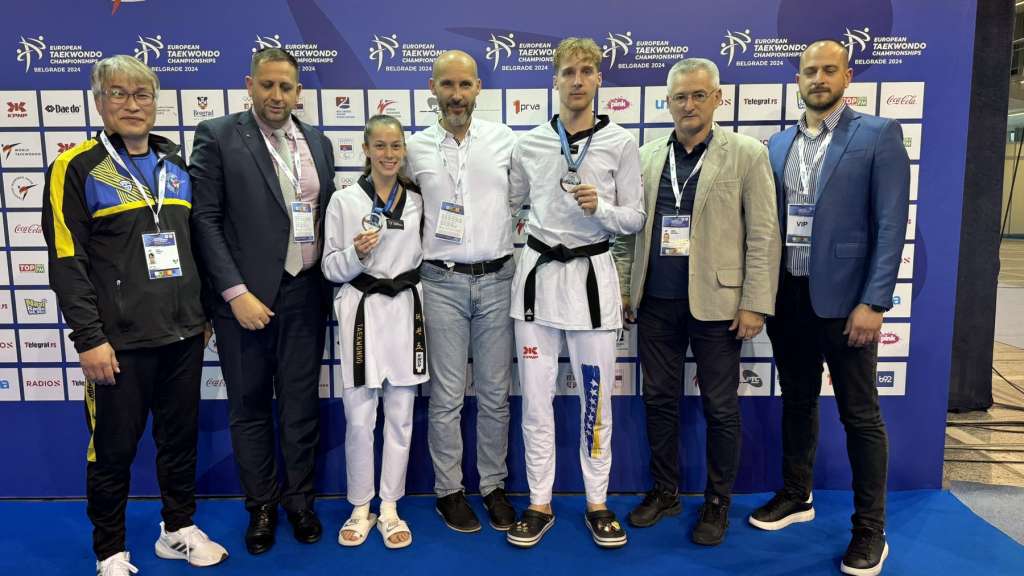 Reprezentativci BiH u taekwondou donijeli dvije medalje sa seniorskog Evropskog prvenstva
