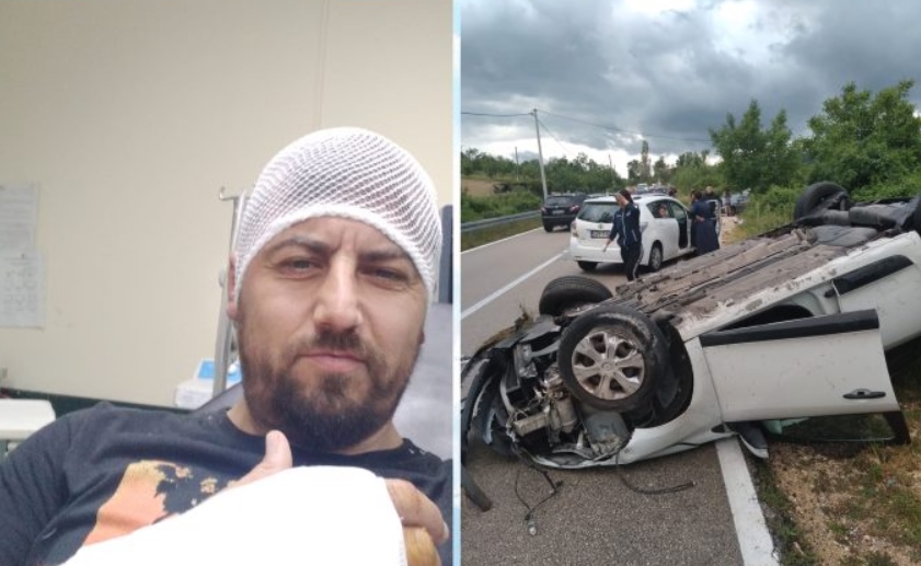 Bivši reprezentativac BiH doživio sabraćajnu nesreću: "Prevrnuo sam se na krov"