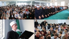 Brojni vjernici klanjali bajram-namaz u Džamiji "Kralj Abdullah" u Tuzli