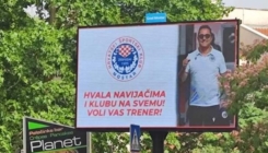 Bivši trener Zrinjskog zakupio billboard u Mostaru i na njemu napisao oproštajnu poruku