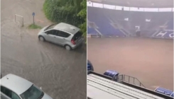 Njemačku pogodilo nevrijeme: Poplavljen stadion, garaže, vozila, ceste...