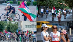 Stop genocidu, sloboda Palestini: U Podgorici održana biciklijada solidarnosti s Palestincima