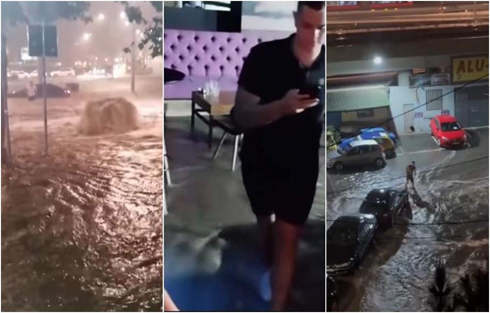 Jako nevrijeme pogodilo Beograd: Voda je nosila automobile, potopljen noćni klub...
