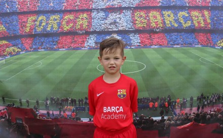 Šestogodišnji Alan Spahić iz Tuzle najbolji igrač na Barceloninom kampu