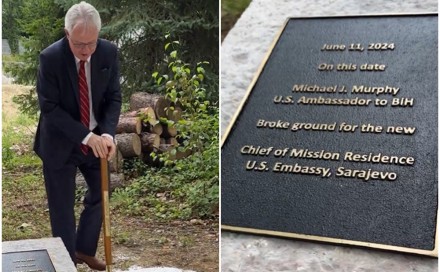 Prije 30 godina SAD su otvorile ambasadu u BiH: Murphy položio kamen temeljac