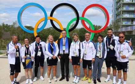 Bećirović podržao bh. sportiste u Olimpijskom selu u Parizu