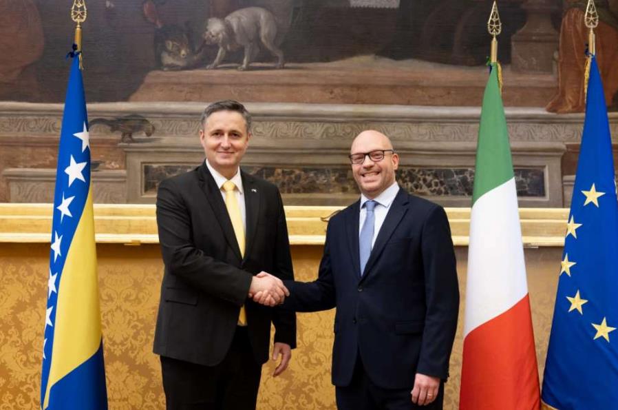 Bećirović predložio da Parlament Italije usvoji rezoluciju podrške nezavisnosti i suverenitetu BiH