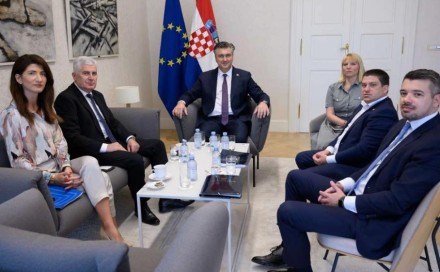 Čović i Plenković: Važno je da BiH nastavi ići putem napretka, stabilnosti i evropskih integracija