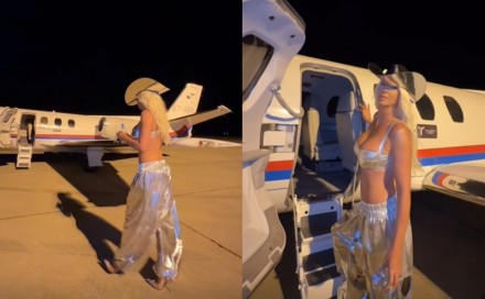 Jelena Karleuša avionom Vlade RS-a letjela iz Banje Luke u Budvu