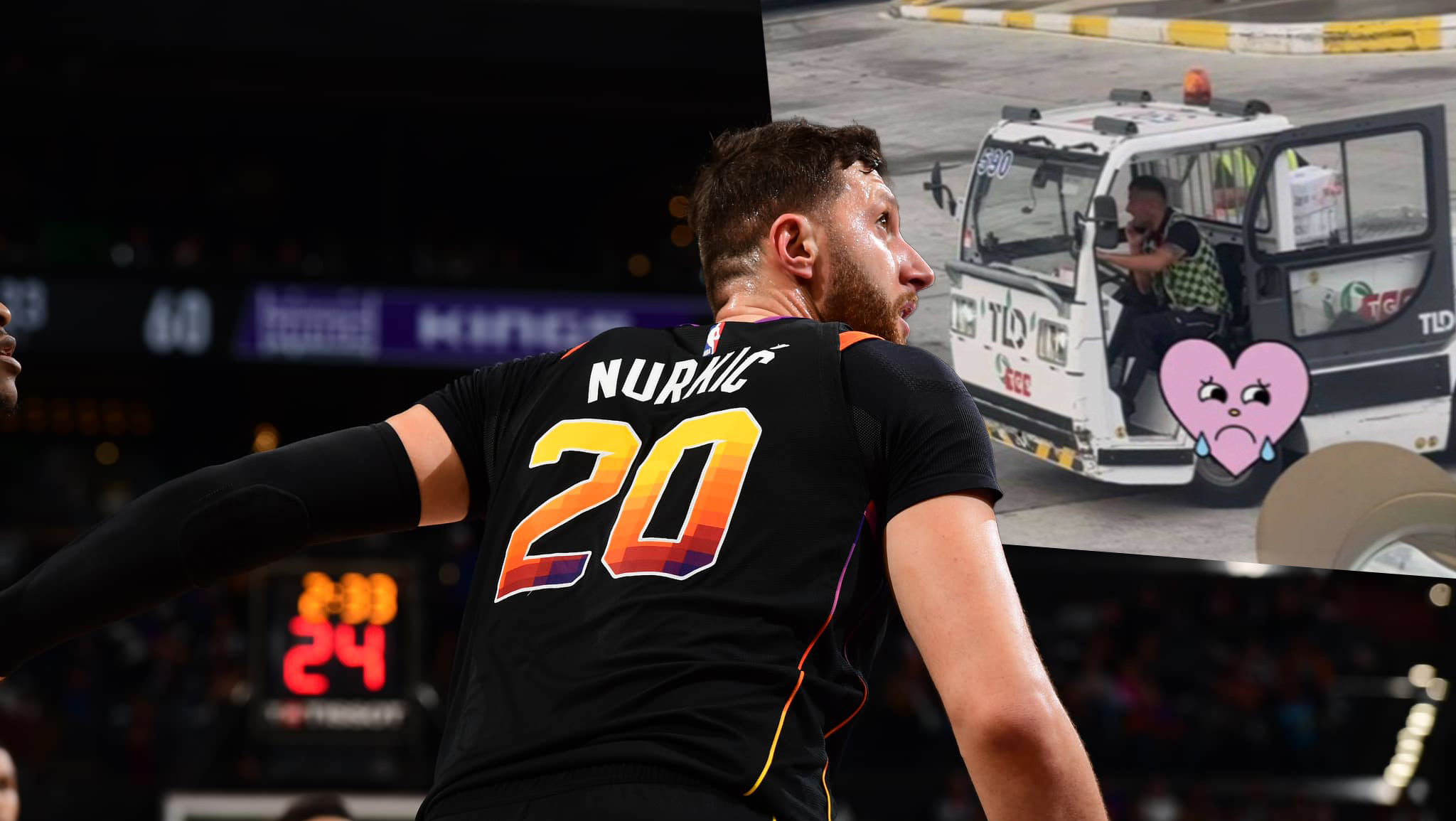 Jusuf Nurkić se suočio sa neugodnostima na aerodromu: Zašto su iz aviona uzeli samo moju torbu?