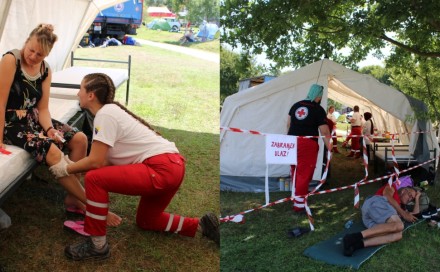 Ekipe Crvenog križa TK i danas zbrinjavaju povrijeđene učesnike Marša Mira