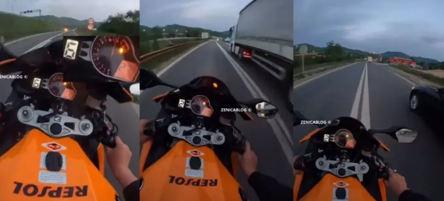 Zeničanin divljao motociklom 278 km/h, evo kako je na kraju sankcioniran