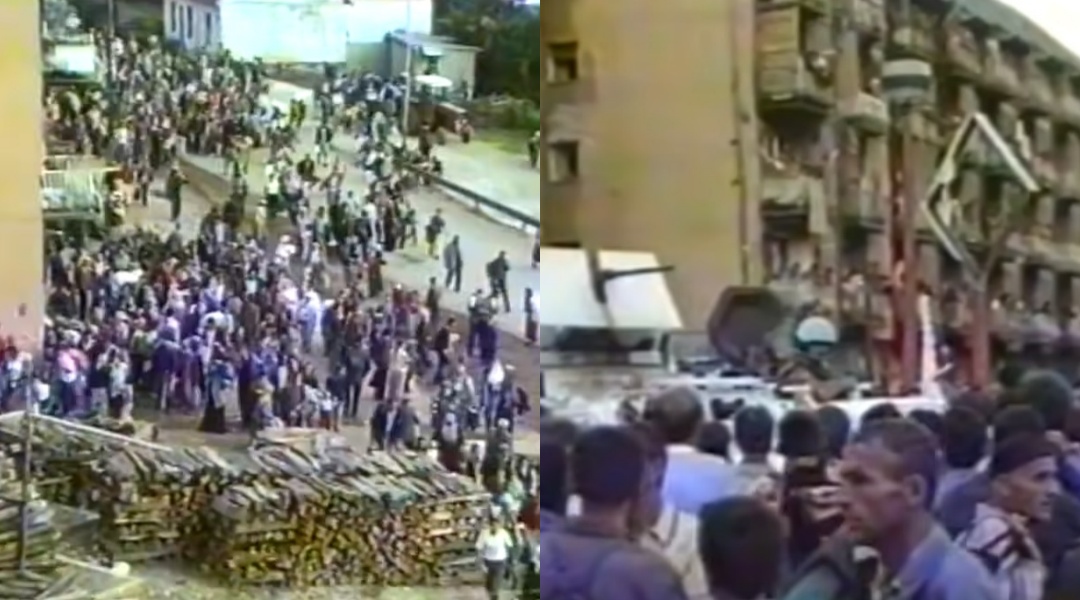 Posljednji snimak iz opkoljene Srebrenice: Prikazan na suđenju Slobodanu Miloševiću