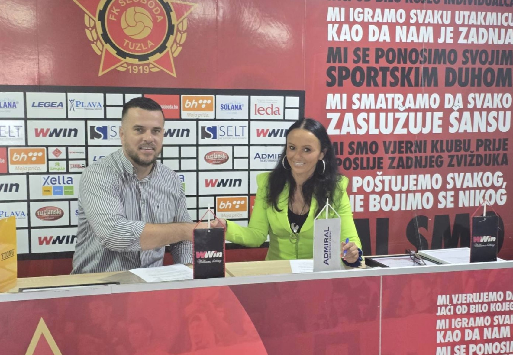 FK Sloboda dobila zvaničnog dobavljača sportske opreme