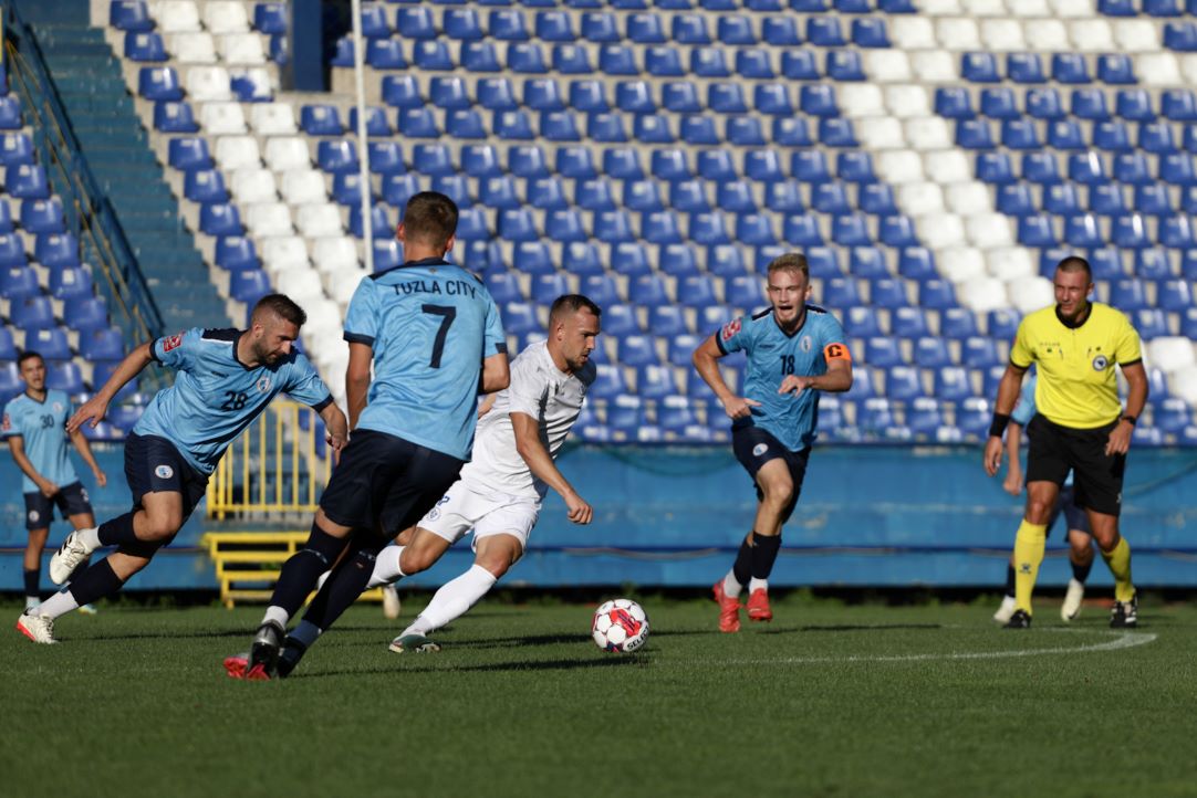 Željezničar slavio protiv Tuzla City-a na Grbavici