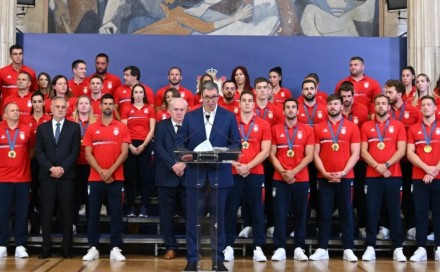 Vučić dočekao olimpijce: Nikada više kao predsjednik vas neću dočekivati, nego skupa sa narodom