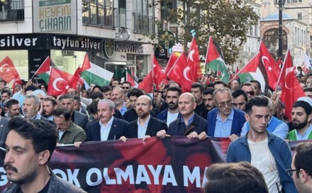 Erdoganov sin održao govor na demonstracijama: "Izrael je izdajnički ubio heroja"