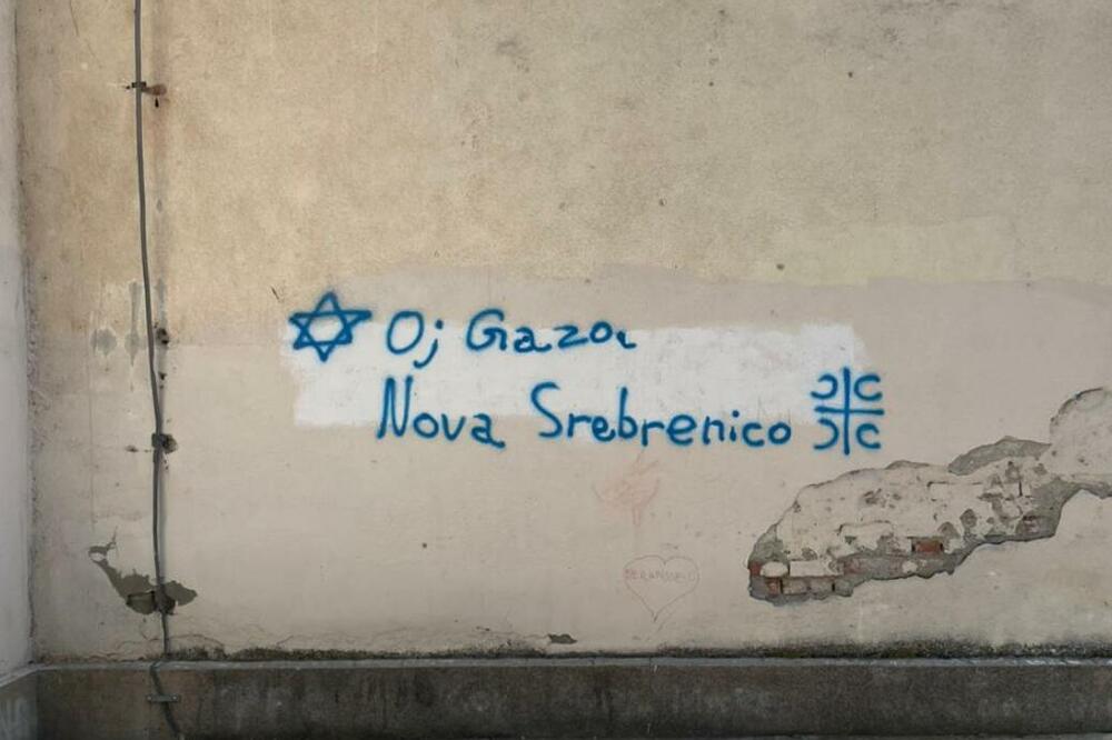 Crna Gora: Na osnovnoj školi napisano “Oj, Gazo nova Srebrenice” i “četiri s”