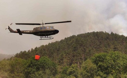 Helikopteri OS BiH trenutno gase požare u Kladnju i Zavidovićima