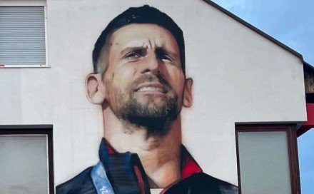 Nakon osvajanja zlata Novak Đoković dobio mural u jednom bh. gradu