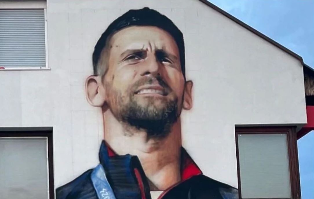 Nakon osvajanja zlata Novak Đoković dobio mural u jednom bh. gradu