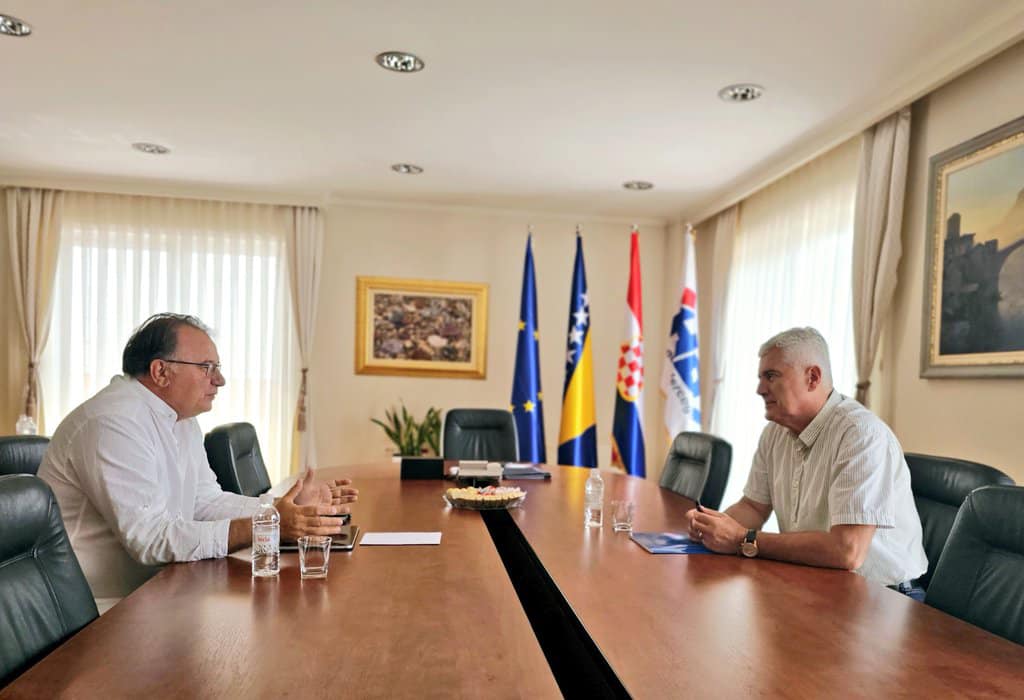 Dragan Čović i Nermin Nikšić sastali se u Mostaru: "Nastavljamo našu dobru saradnju"