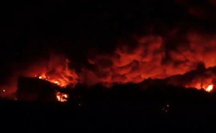 Gori u ruskom skladištu dizela: Požar izazvan napadom dronova