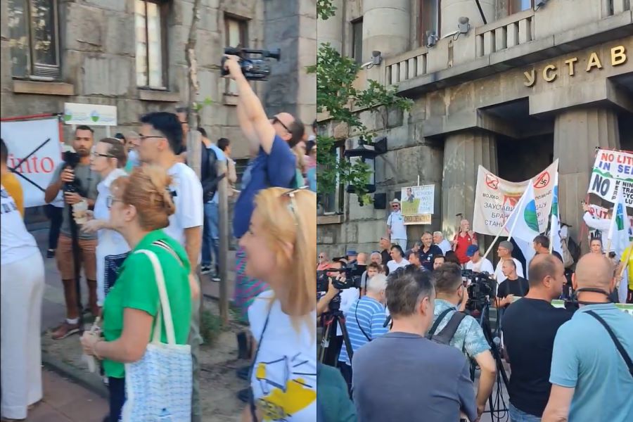 Nastavljeni protesti protiv iskopavanja litijuma u Srbiji