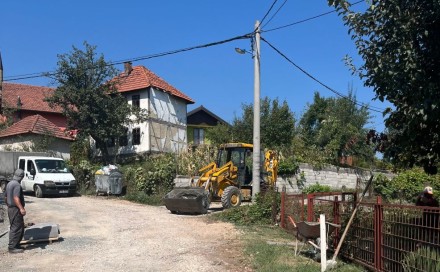 Sanacioni radovi na putnoj infrastrukturi u naselju Dobrnja