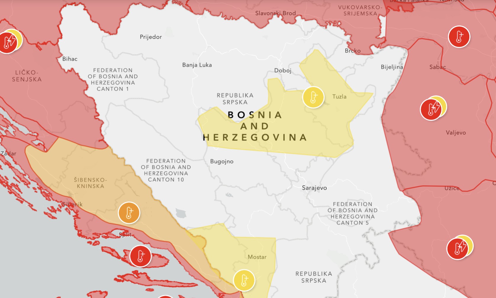 Izdato upozorenje: Evo kakvo nas vrijeme očekuje danas