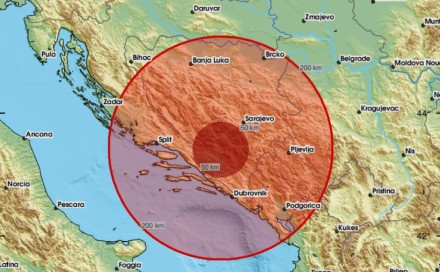 Novi zemljotres jačine 3,4 stepena Richterove skale pogodio BiH