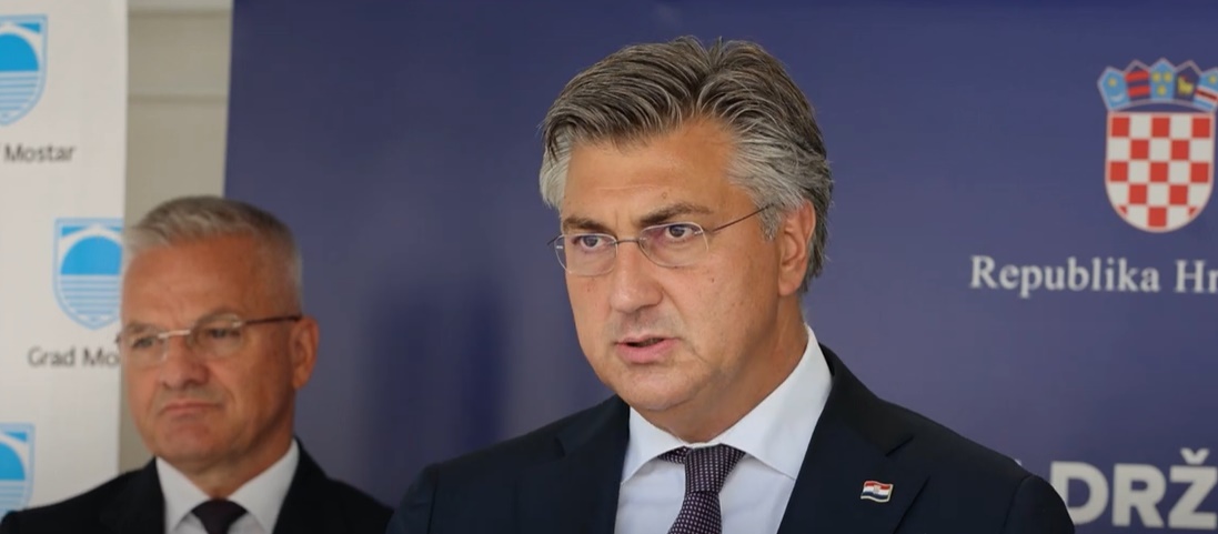 Plenković u Mostaru: Hrvatska je u projekte u BiH investirala više od 340 miliona eura