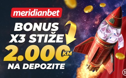 Meridian ubrzanje: Čeka te 2.000 KM bonusa dobrodošlice