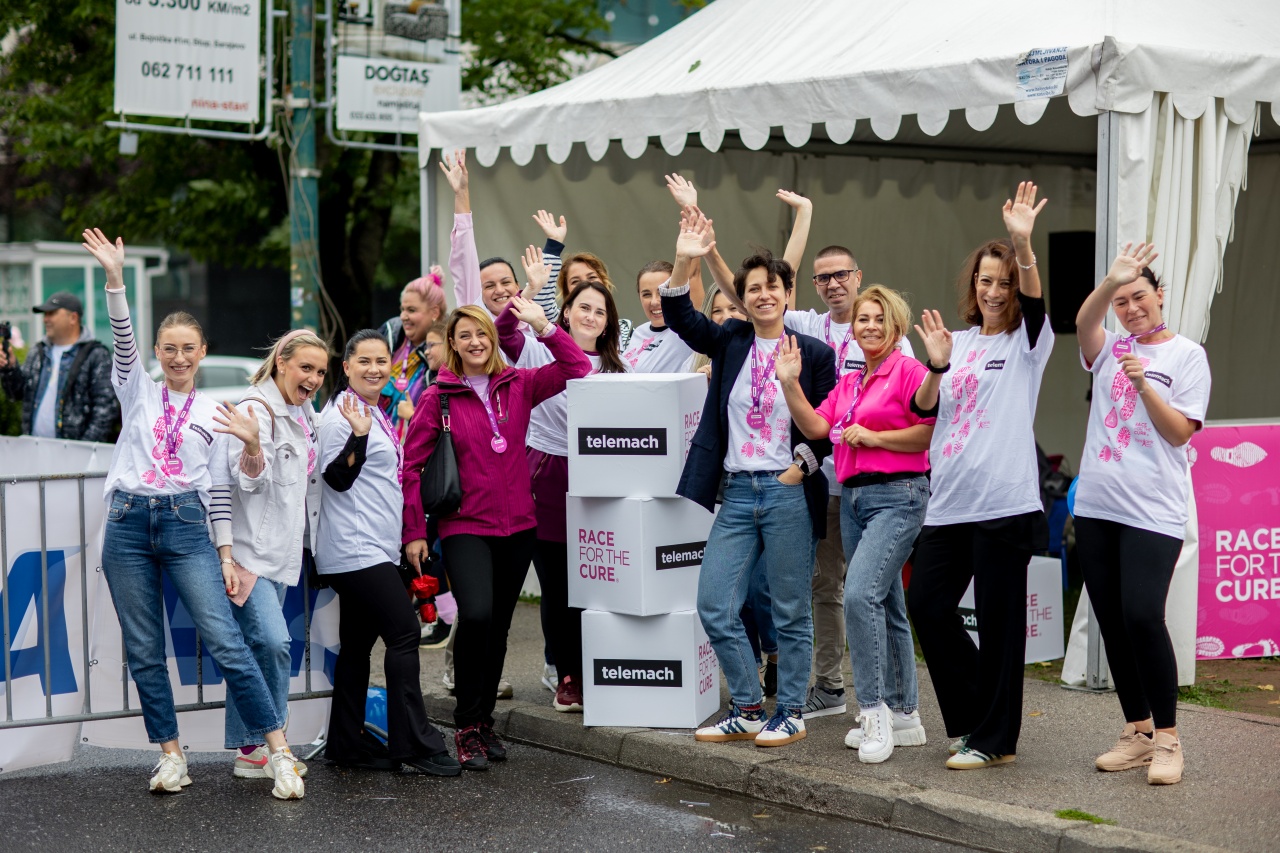 Race for the Cure: Telemach tim dio snažne podrške oboljelim ženama