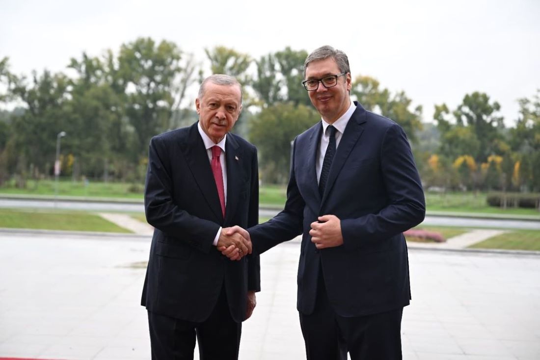 Erdogan stigao u Beograd, Vučić ga dočekao riječima dobrodošlice